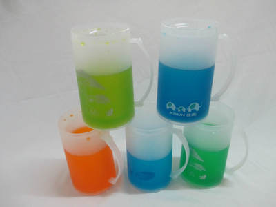 【厂家供应塑料PP冰杯 双层塑料杯 400ML冰杯 果汁广告啤酒杯】价格,厂家,图片,杯子,台州市黄岩浙辉塑料加工厂-