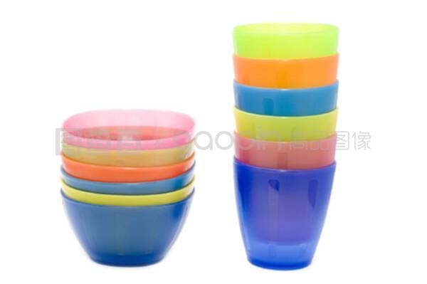 塑料盘和塑料杯