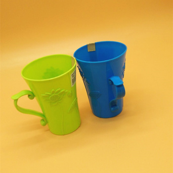 287创意塑料杯 儿童韩小麦家用情侣塑料洗漱口杯