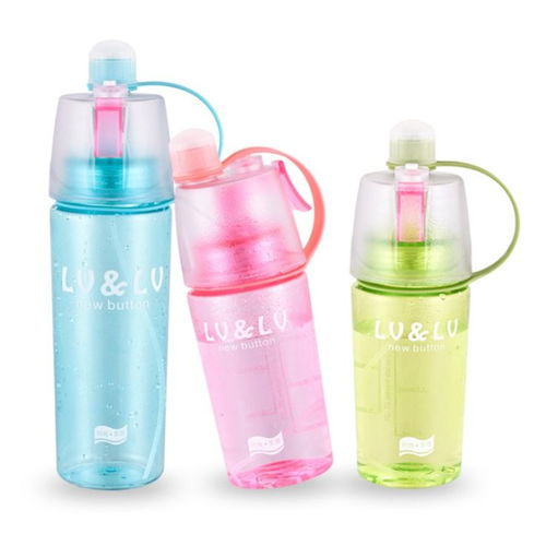 夏季运动新宠：韩版创意喷雾水杯，为你的军训与运动降温增彩